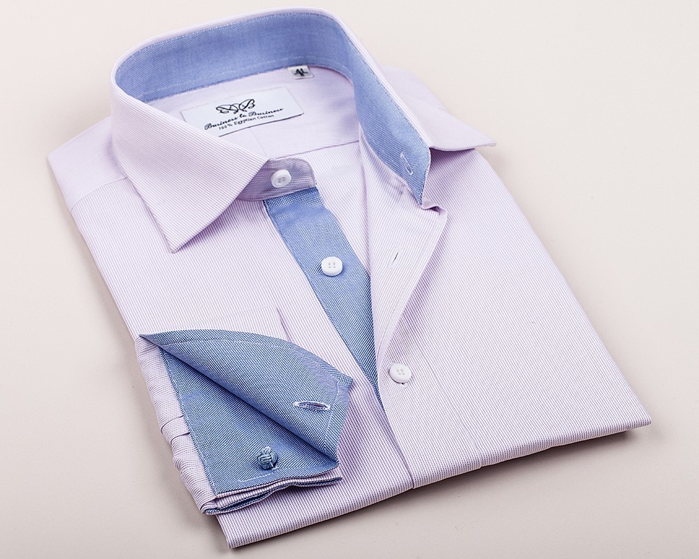 lilac formal shirt